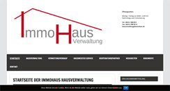 Desktop Screenshot of immohaus.de