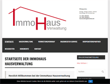Tablet Screenshot of immohaus.de